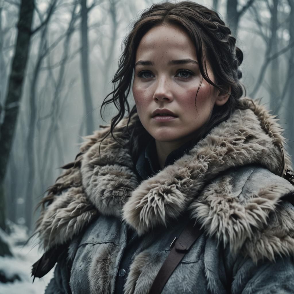 Katniss Everdeen in Cinematic Winter Attire