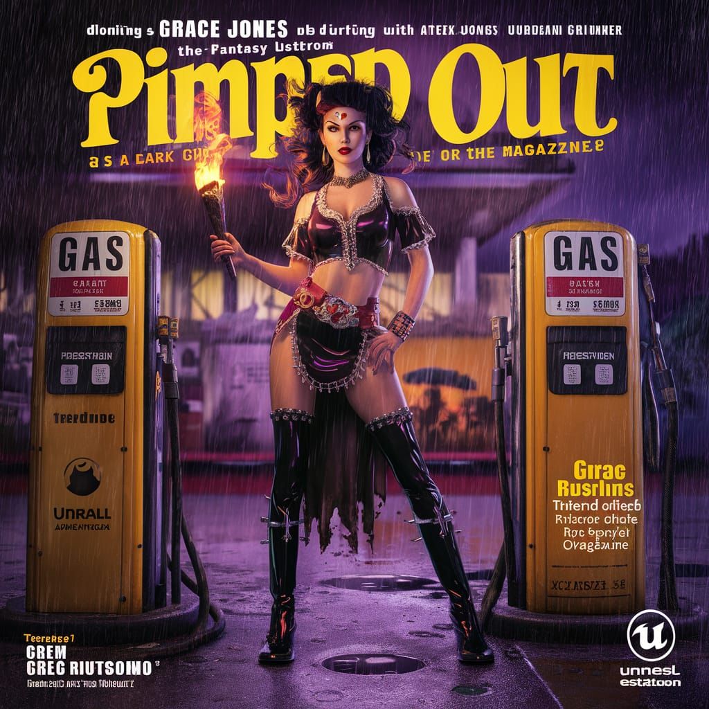 Dark Fantasy Mistress Graces High-Society Magazine Cover in...