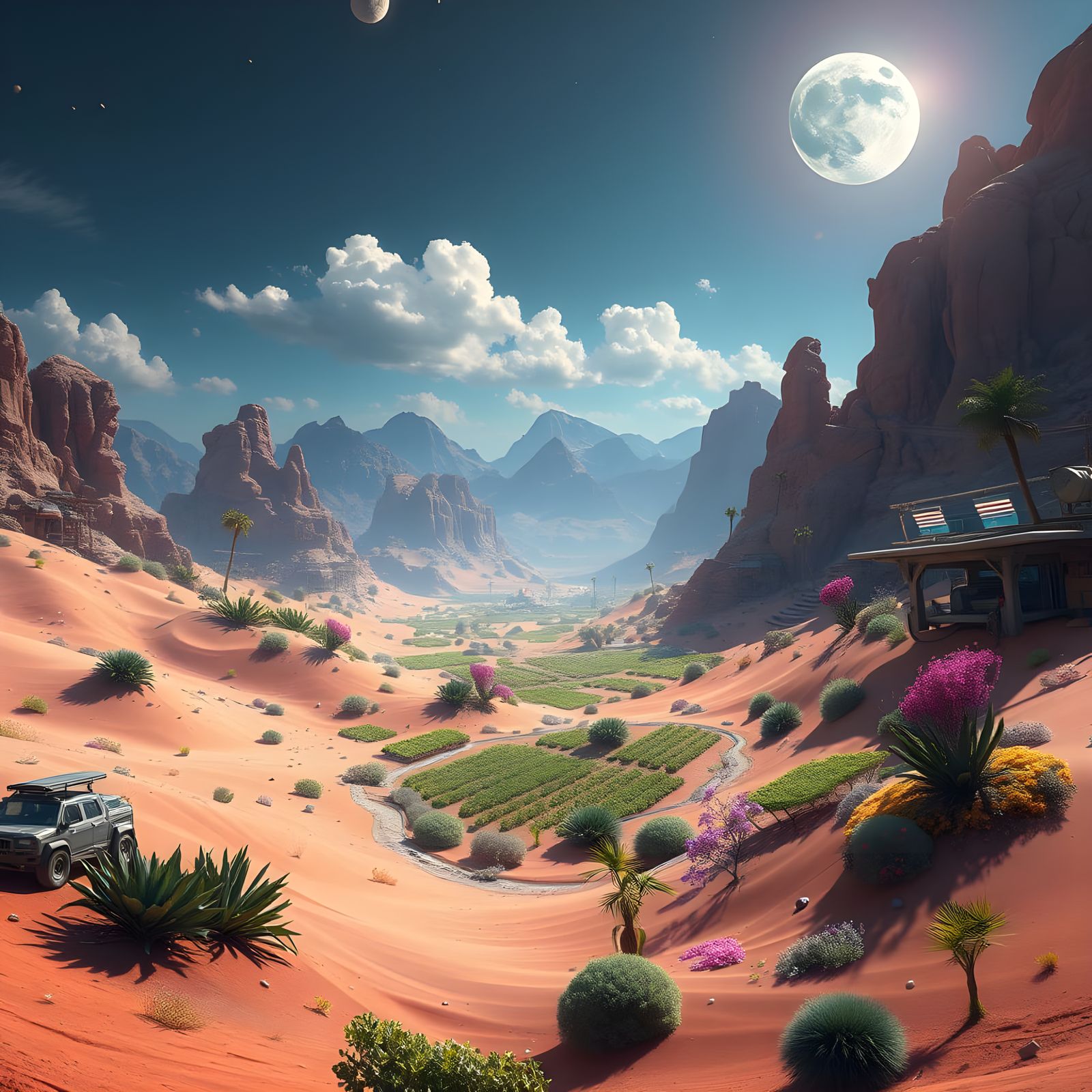 AI-Supported Desert Greening