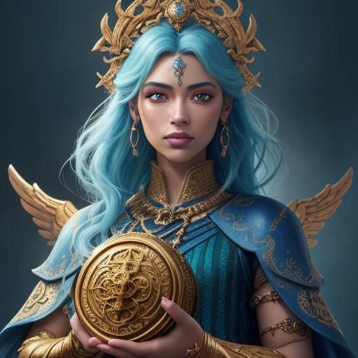 Ornate Treasure Chest in Fantasy Realism Style