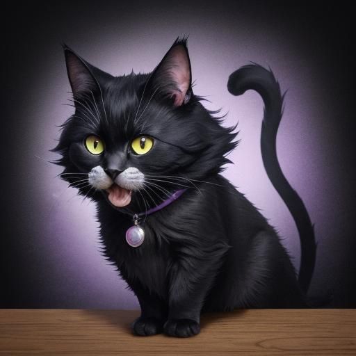 Jiji the Black Cat in Bakery, Studio Ghibli Style