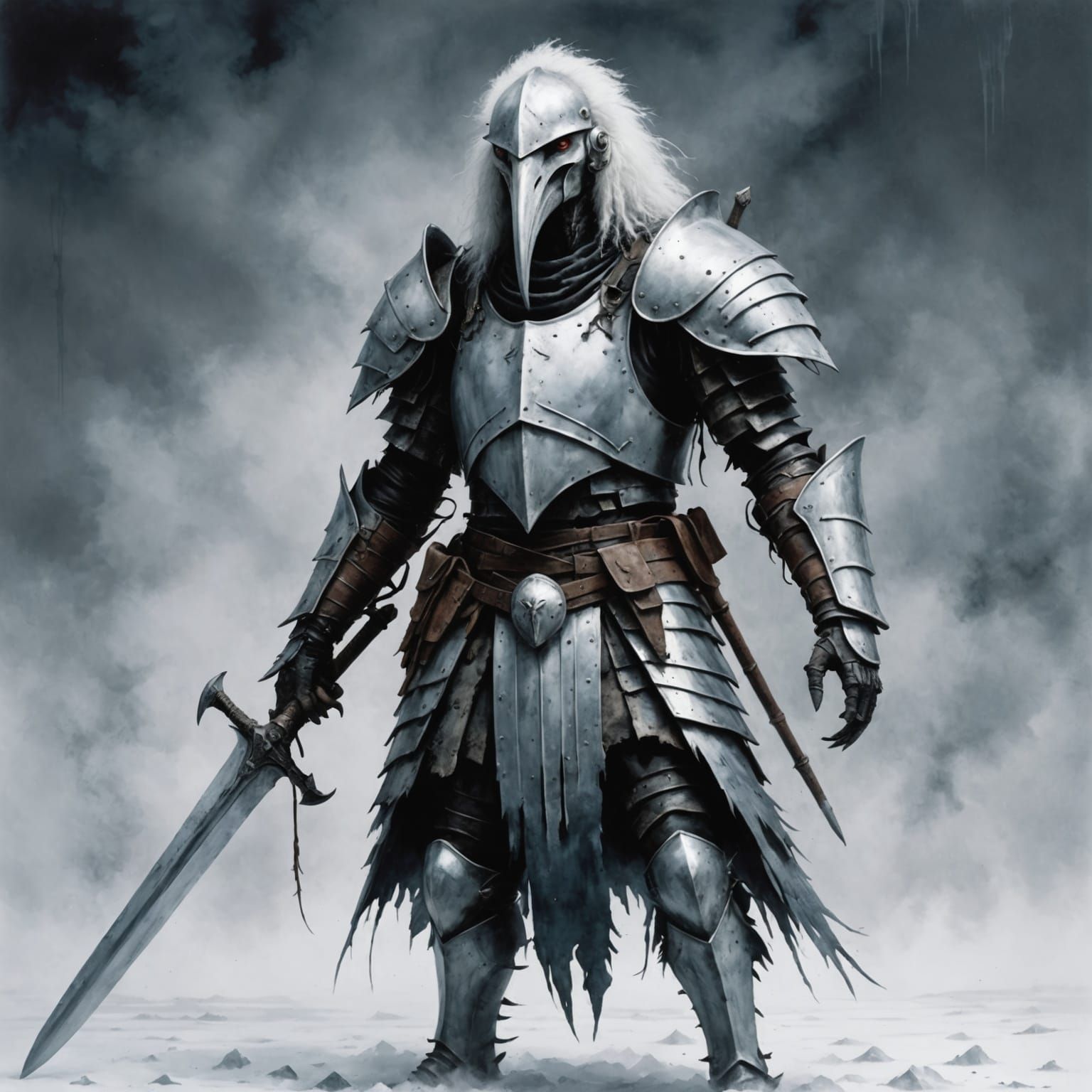 Ibis Warrior in Ice Armor