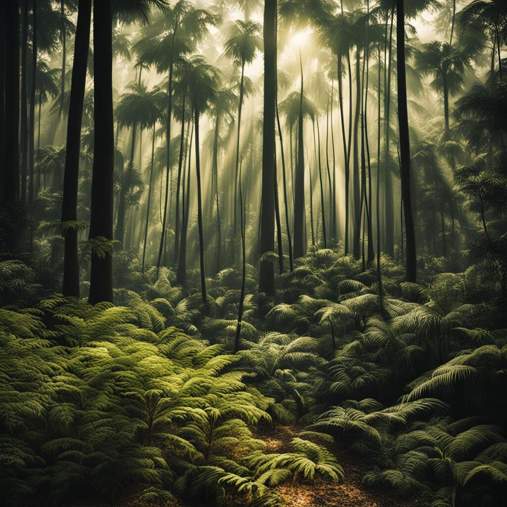 Vietnam Forest in the 1960s: Professional Photography