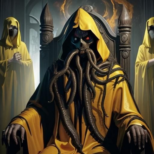 Hastur, the Eldritch God in Yellow Robe