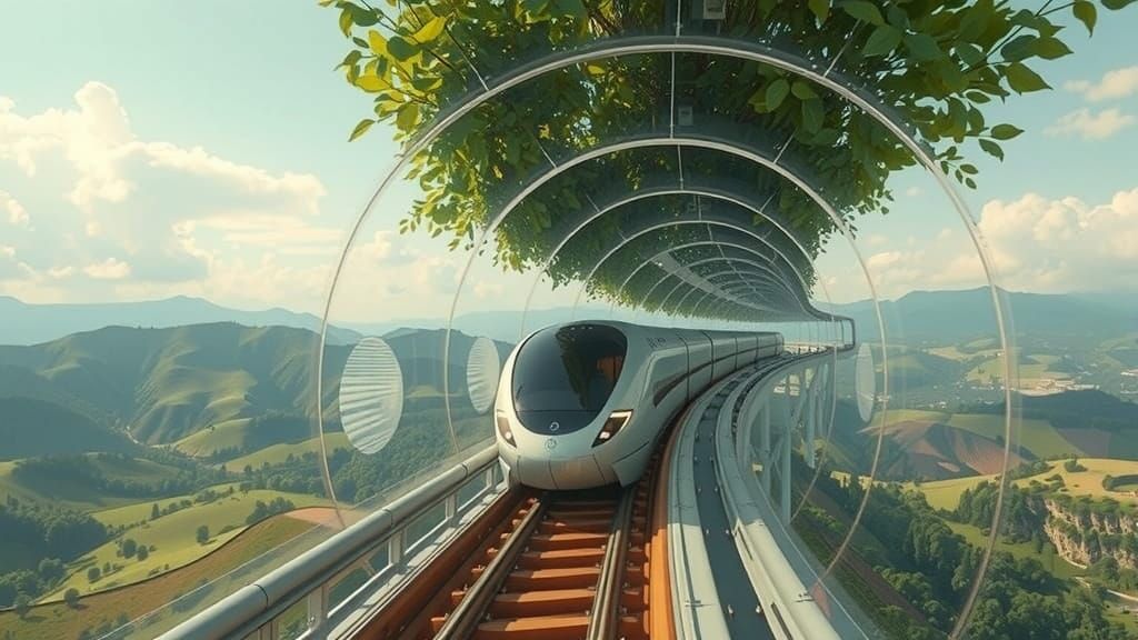 ENVIRONMENTALLY FRIENDLY ELECTRIC TRAIN POWERED BY RENEWABLE...