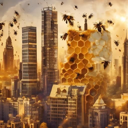 a buzzing metropolis