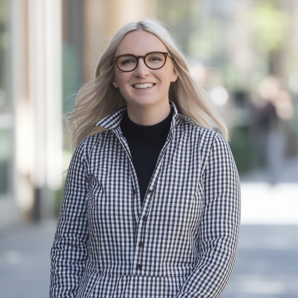 Dark Whimsy Gingham Pattern in Tim Burton's Gothic Style