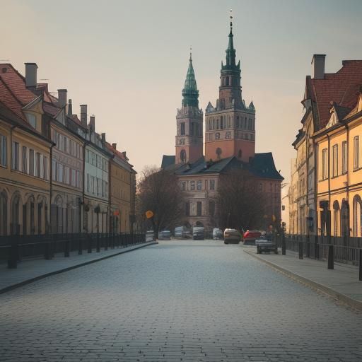 Polish Woman in Warsaw: Vintage Photography