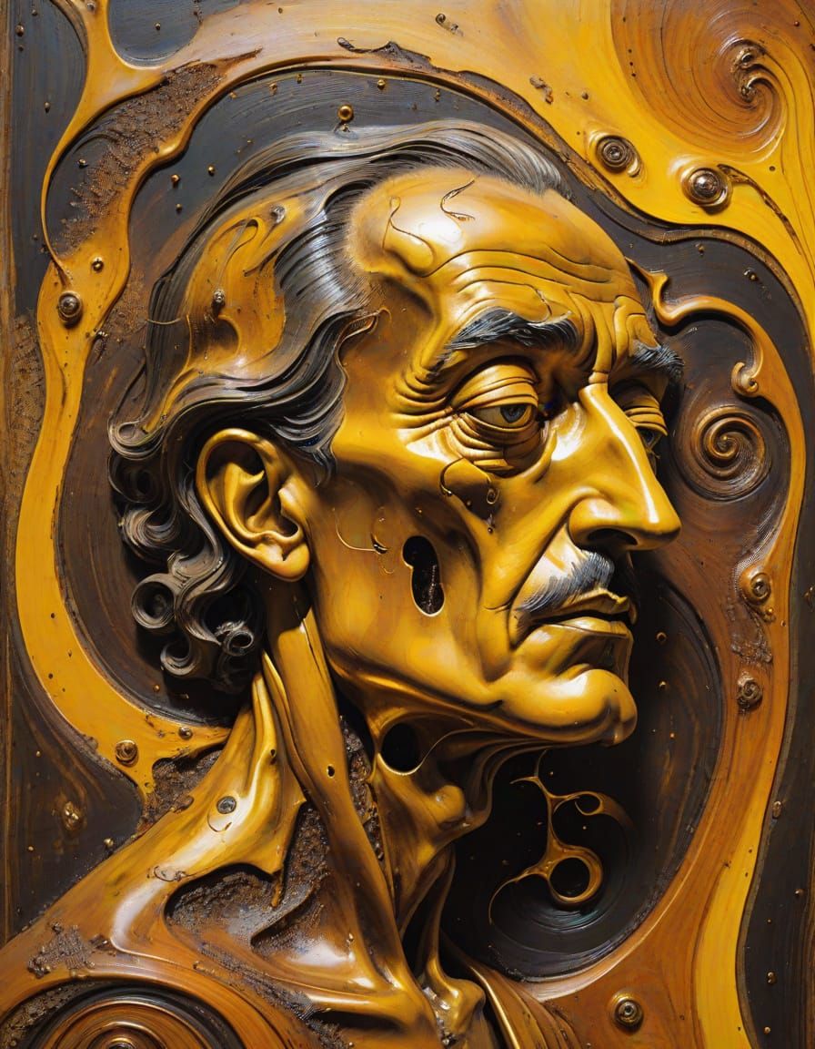 Surreal Portrait in Salvador Dali Style