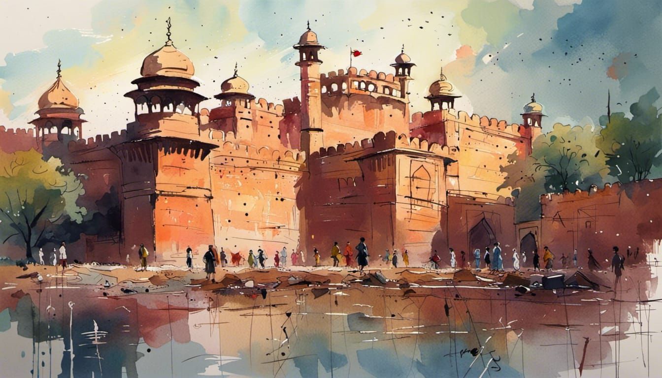 A dreamy landscape of Royal Fort