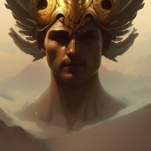 Ourea, God of Mountains, Artstation Portrait