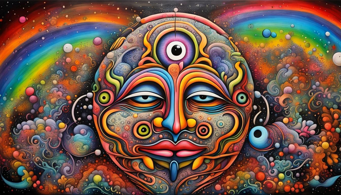 Anthropomorphic Dream in Graffiti Street Art