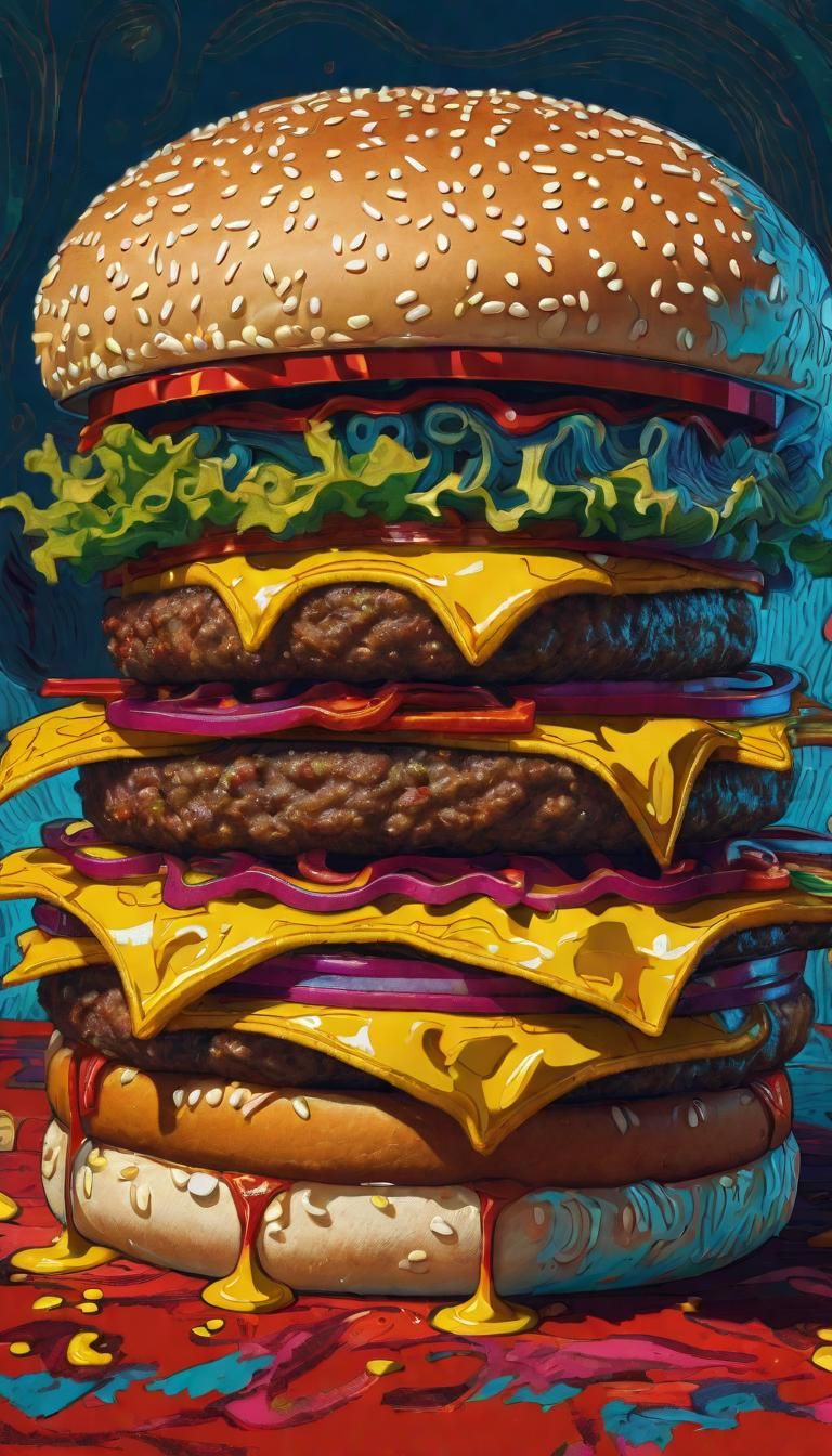 McDonald's Burger: Tim Burton and Van Gogh Inspired Concept ...