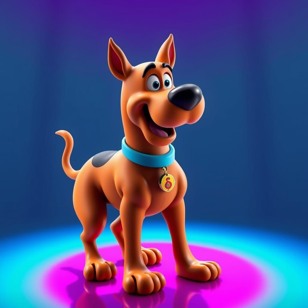 Scooby-Doo 3D Digital Art Reimagining