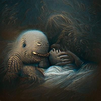 Horror Illustration in Doré and Rutkowski Style