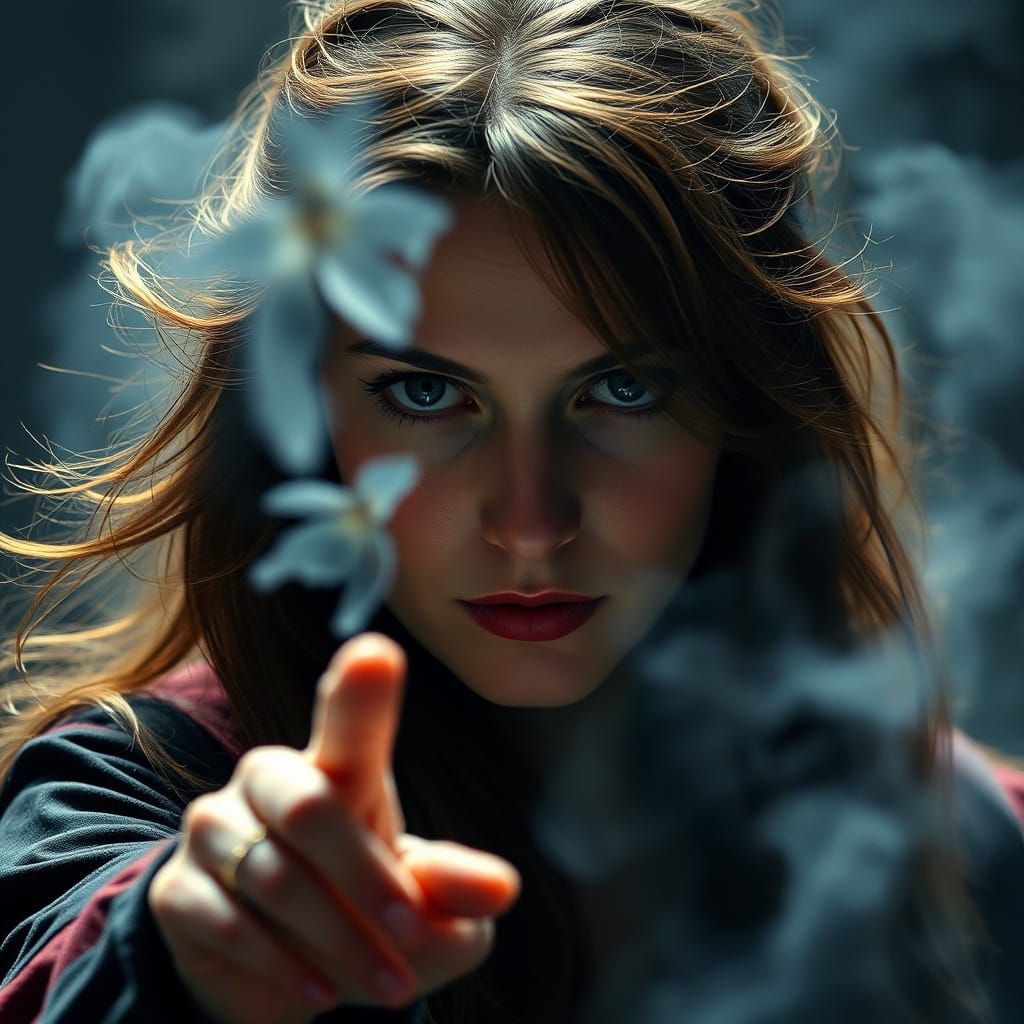 Enchanted Sorceress Unleashes Unsteady Magic