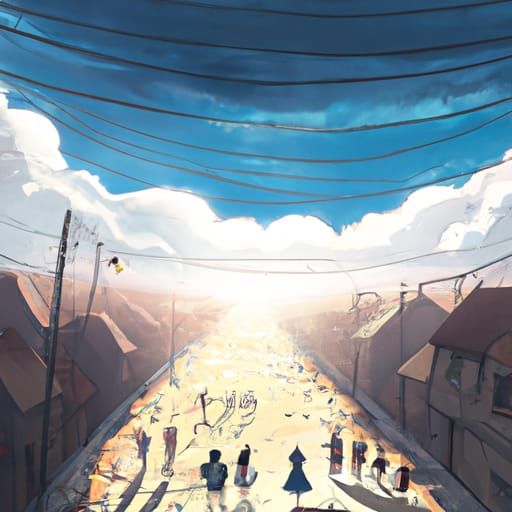 Anime People in Studio Ghibli Style