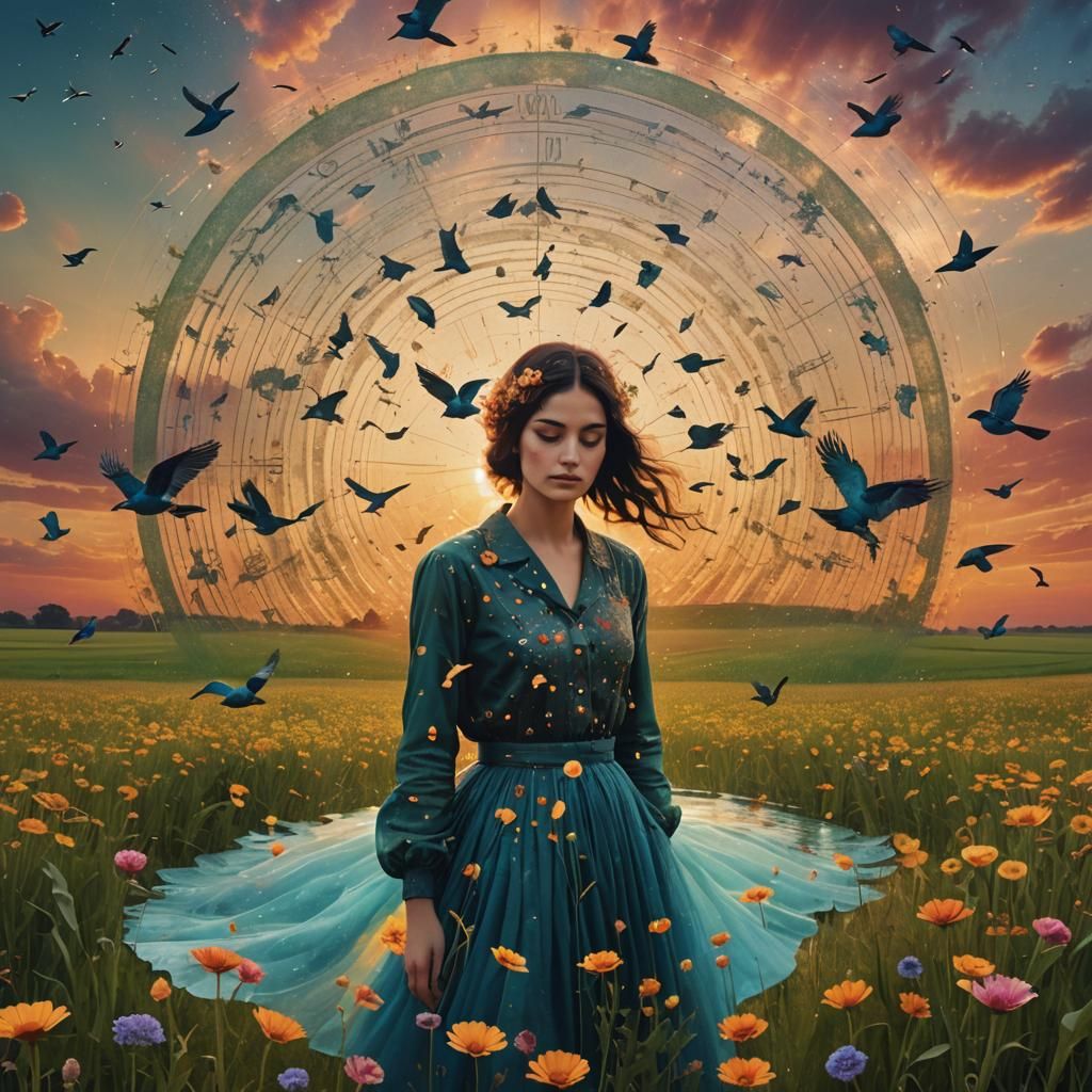 Mesmerizing Collage: Gratitude for Cleansing Through Water