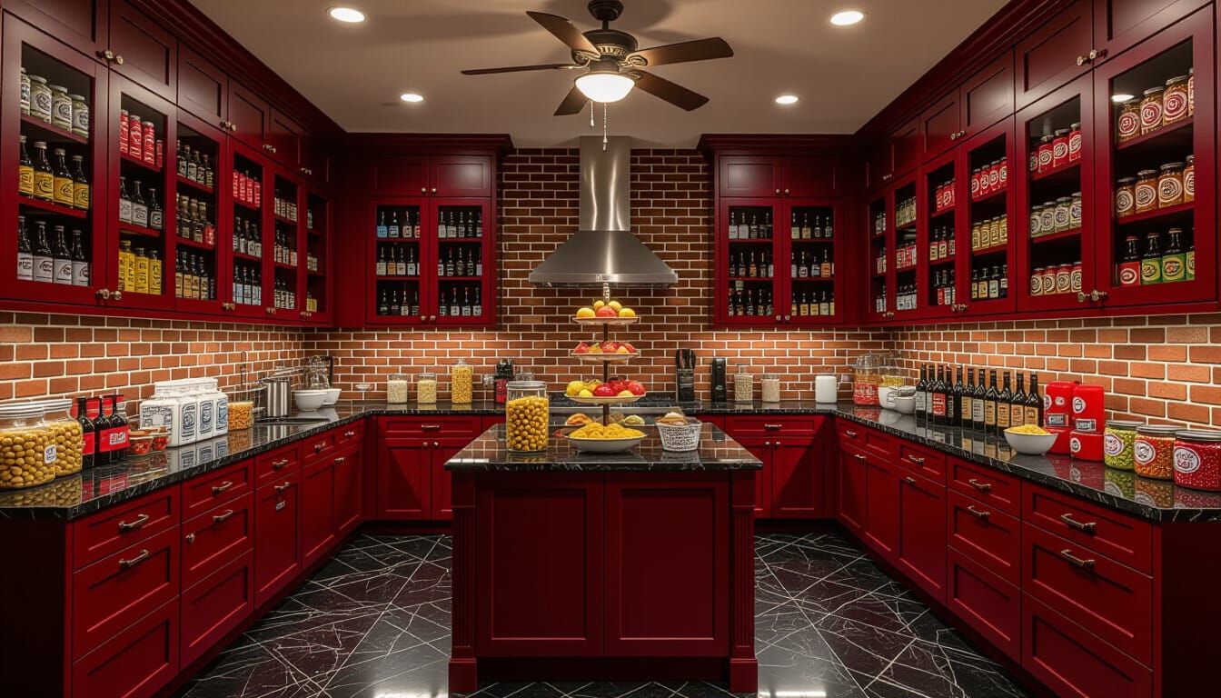 Victorian Storage Room with Abundant Provisions