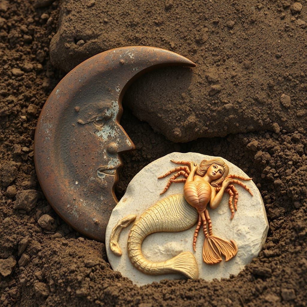 Rusted Moon Fossil Discovery: An Archeological Dream