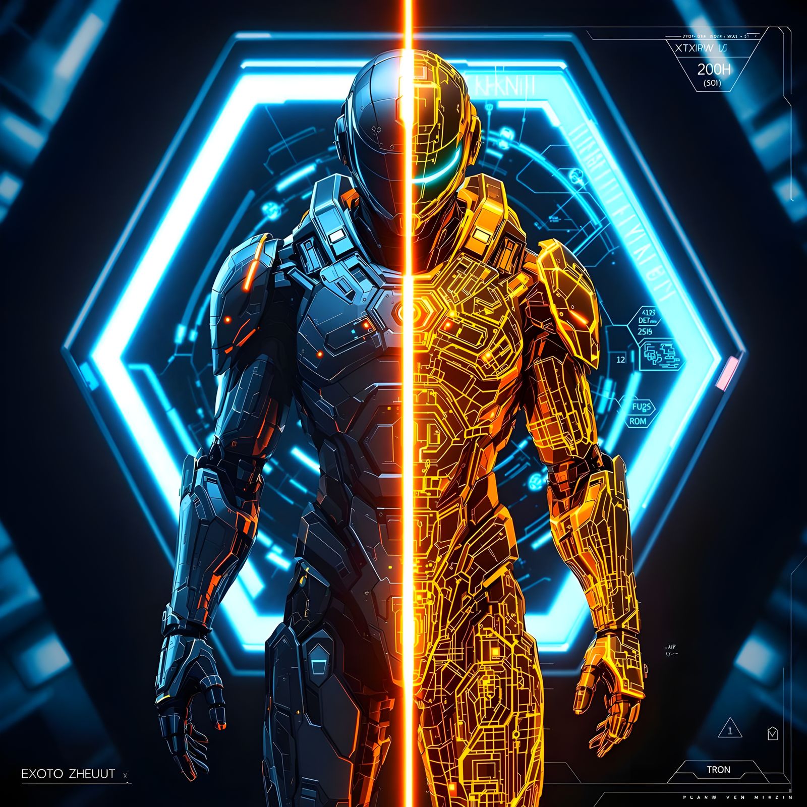 Exosuit Schematic Splash