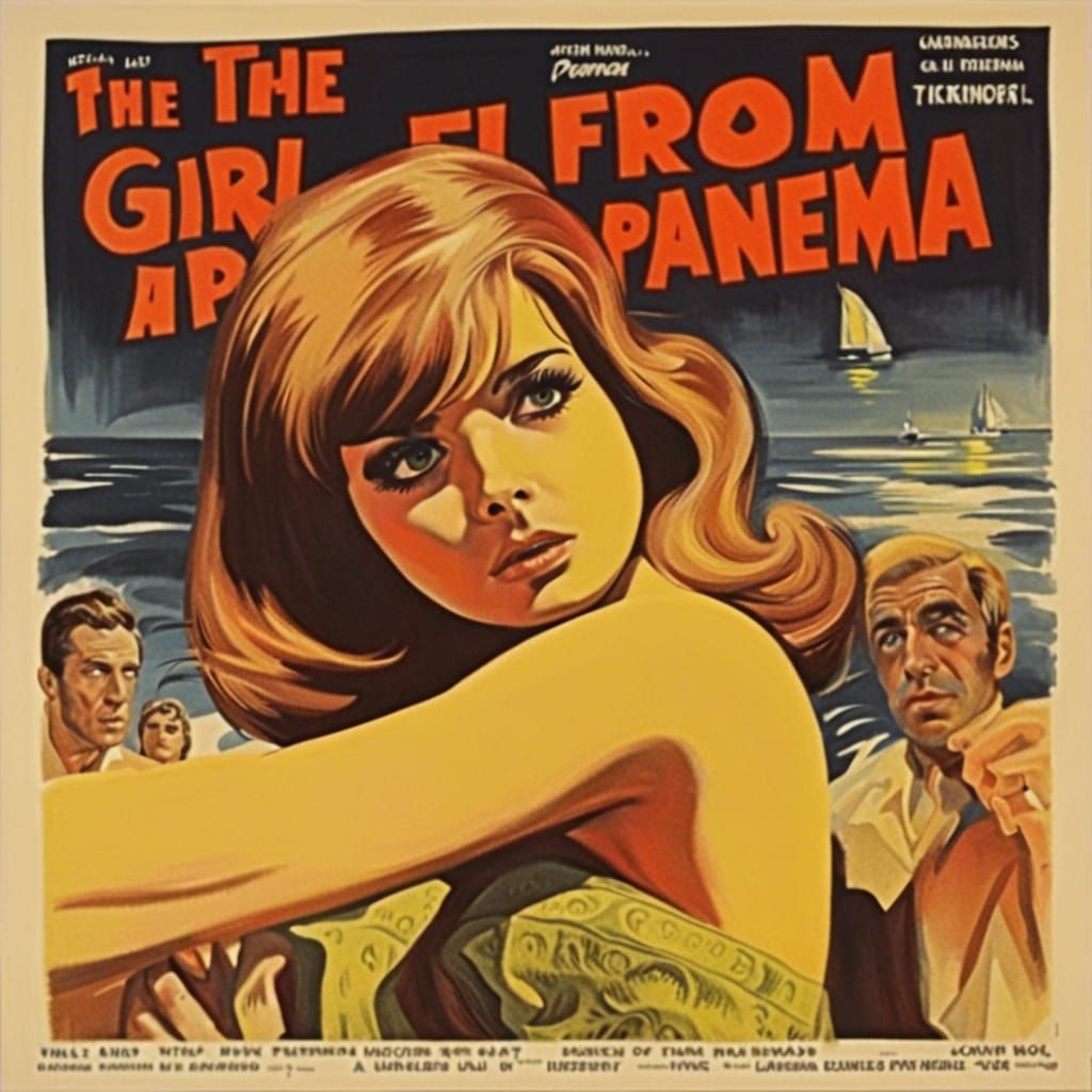 The Girl from Ipanema as 1960s Horror Poster