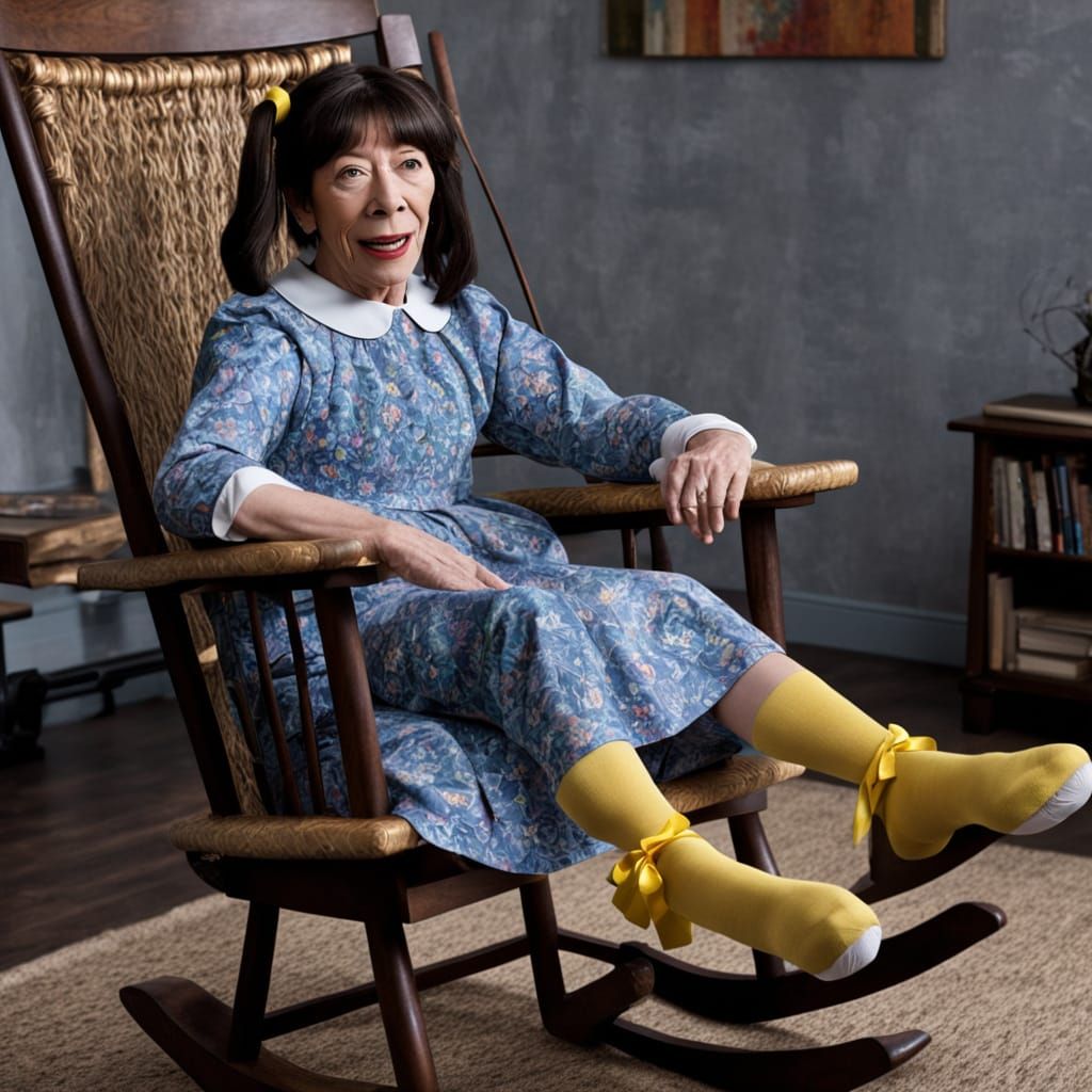 Edith Ann in Oversized Rocking Chair