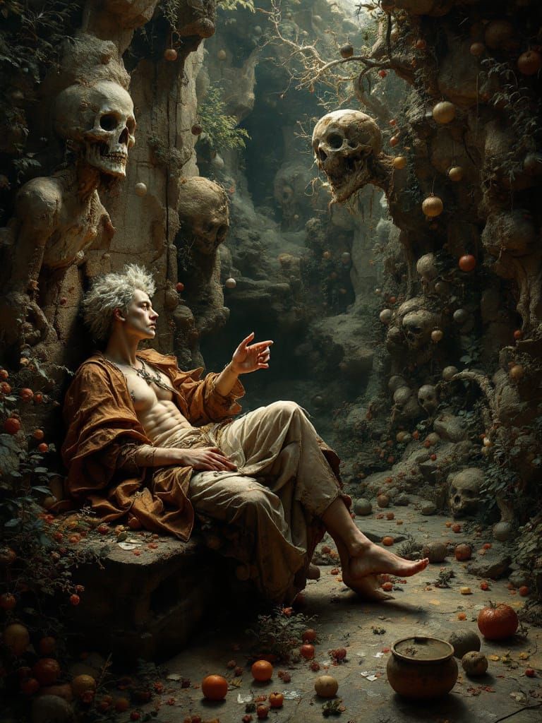 Surreal 17th Century Life, Detailed Matte Painting