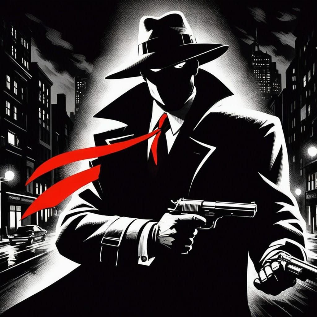 Epic Neo-Noir Noir Art of The Shadow