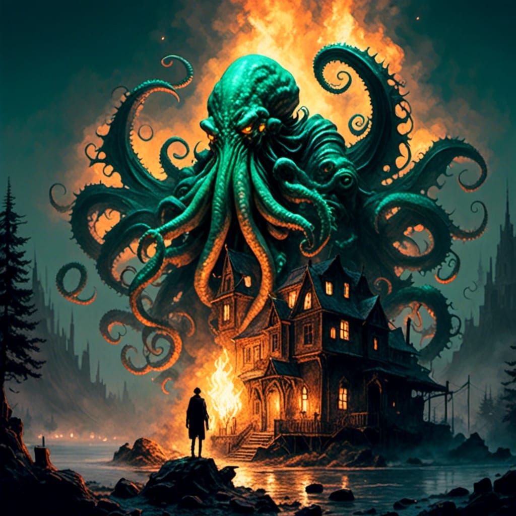 Cthulhu by Cosy Fire: Trending Digital Art