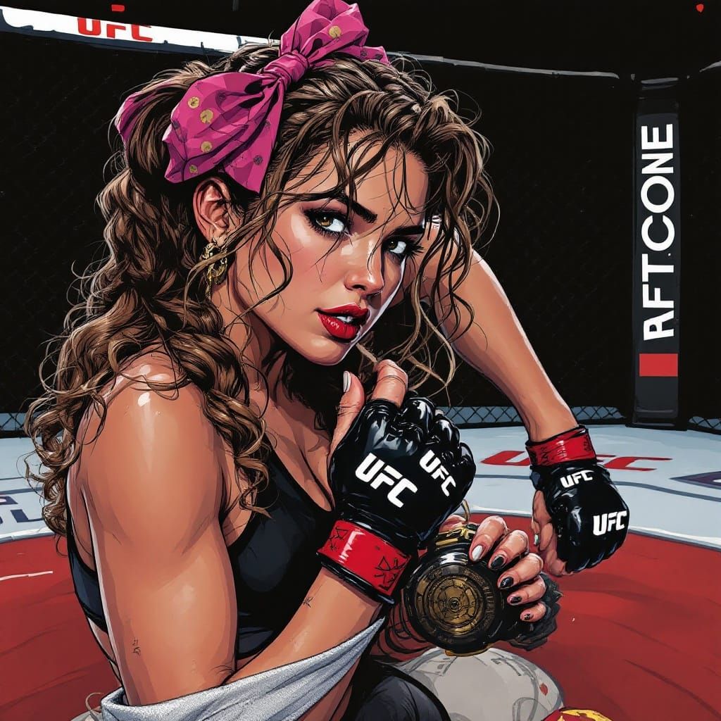Antonina Shevchenko Retires from UFC in Elegant Comic Book S...