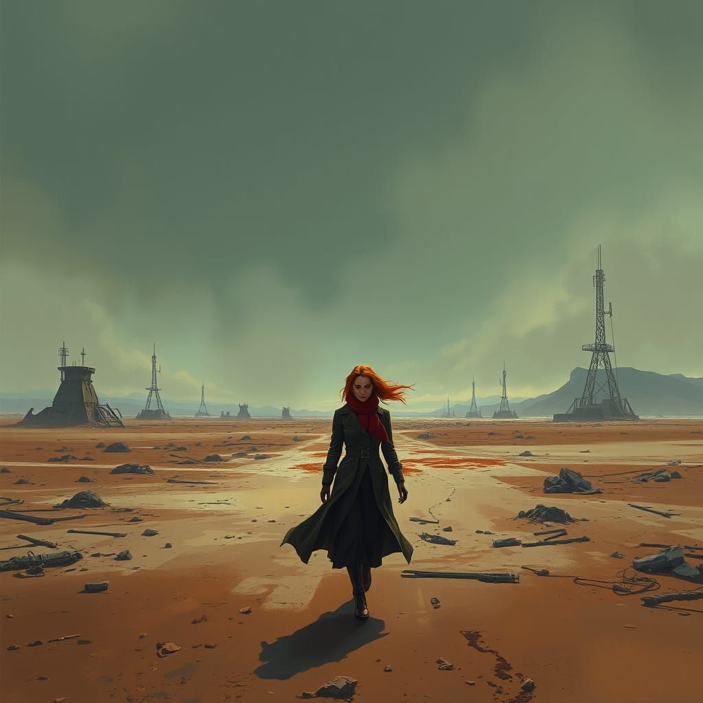 Nice afternoon for a dramatic stroll