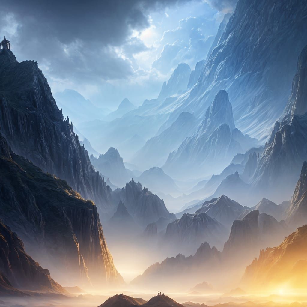 Divine Radiance Illuminates the Fantastical Realm