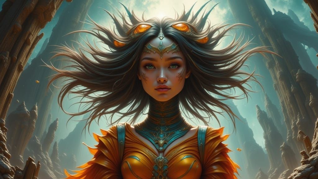 Close Encounters of the 7th Kind Sci-Fi Portrait