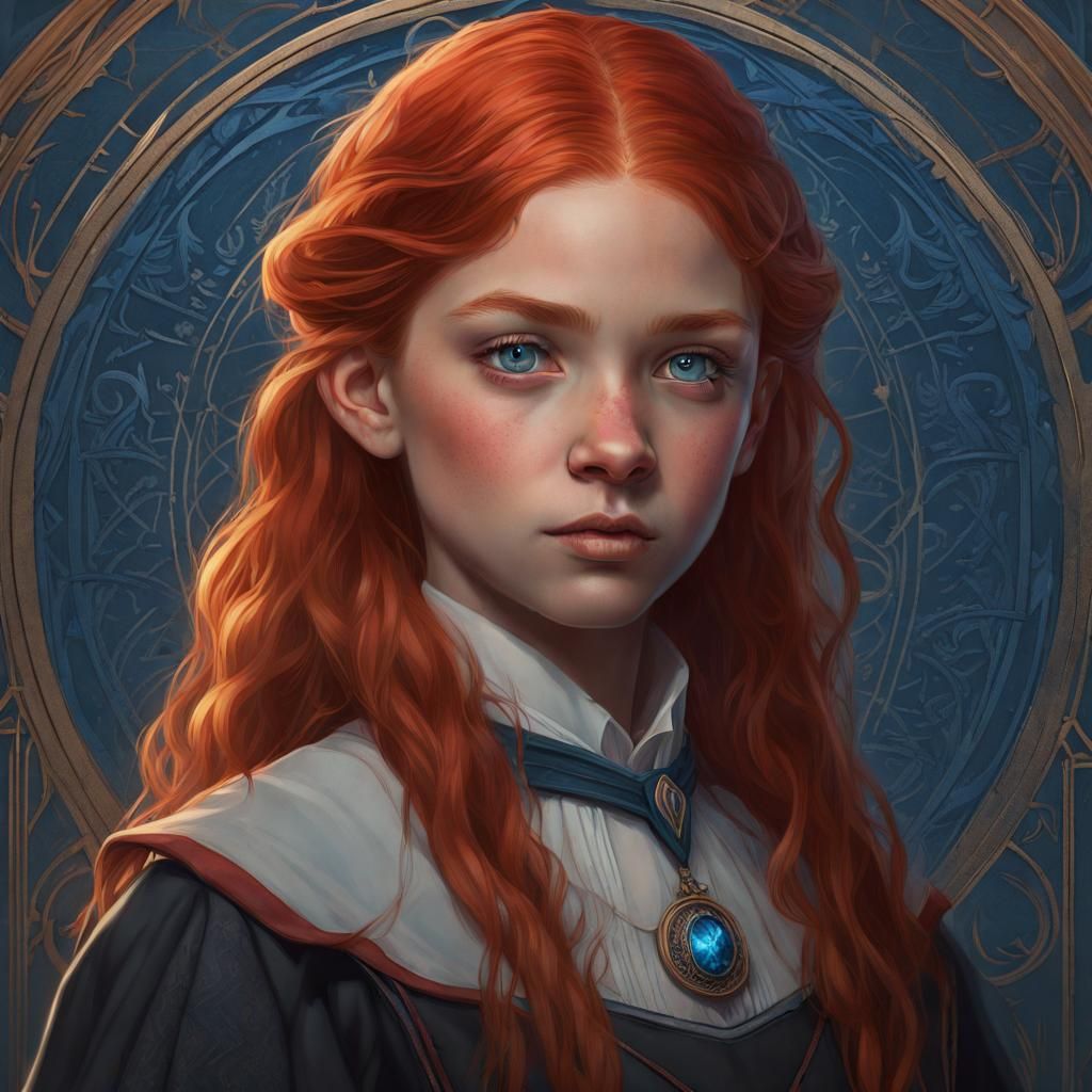 Ilvermorny Witch: Portrait of Potter's Daughter
