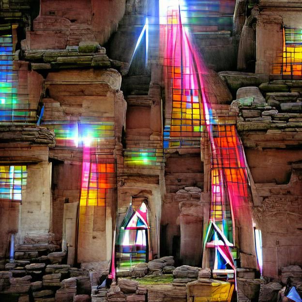 Temple of Mara: Stained Glass Light Beams