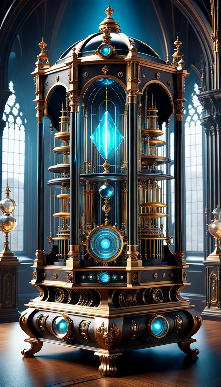 Quantum Computer Connecting Parallel Universes in Gothic Sty...