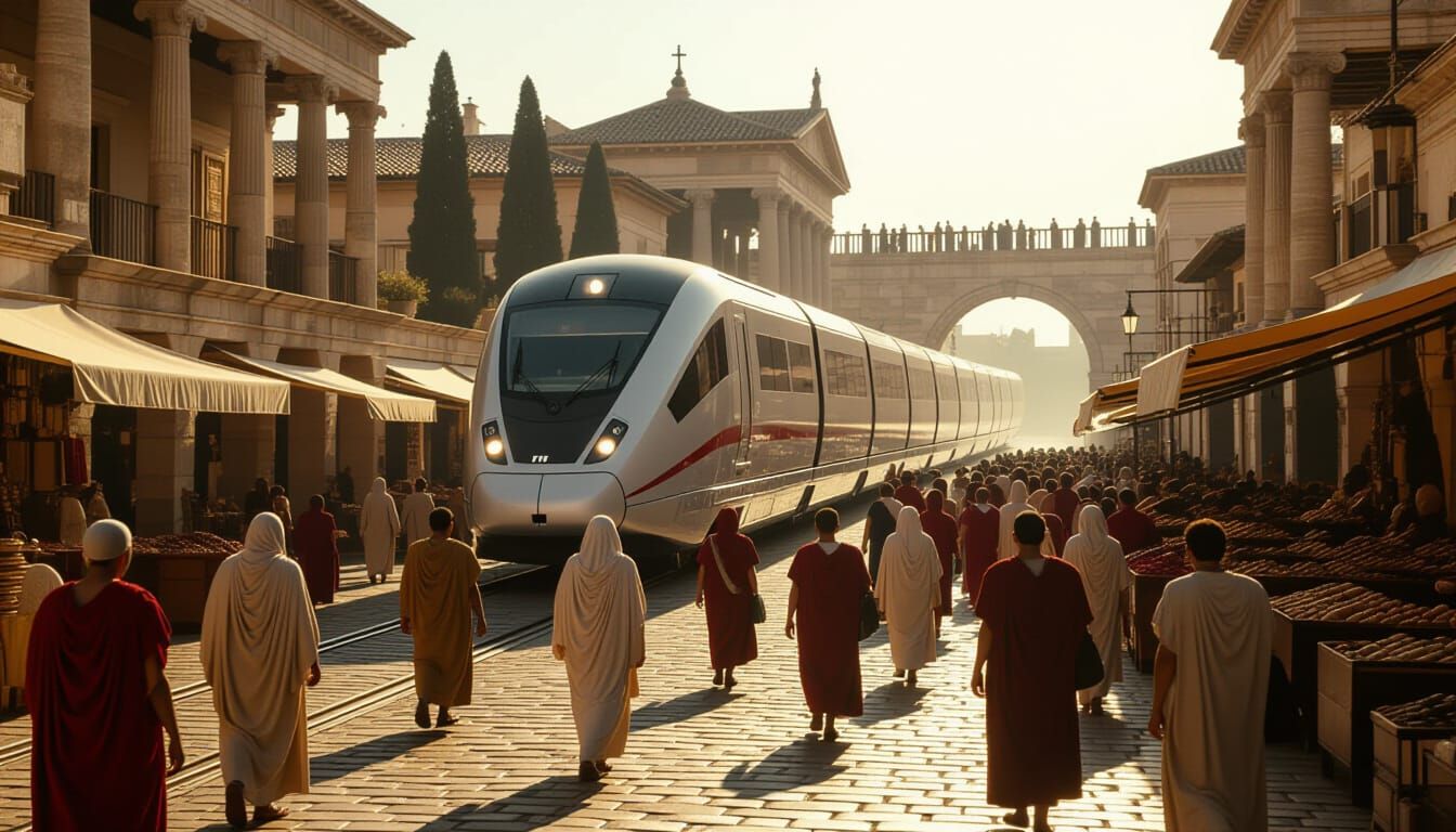 Roman Marketplace Meets Spectral Monorail