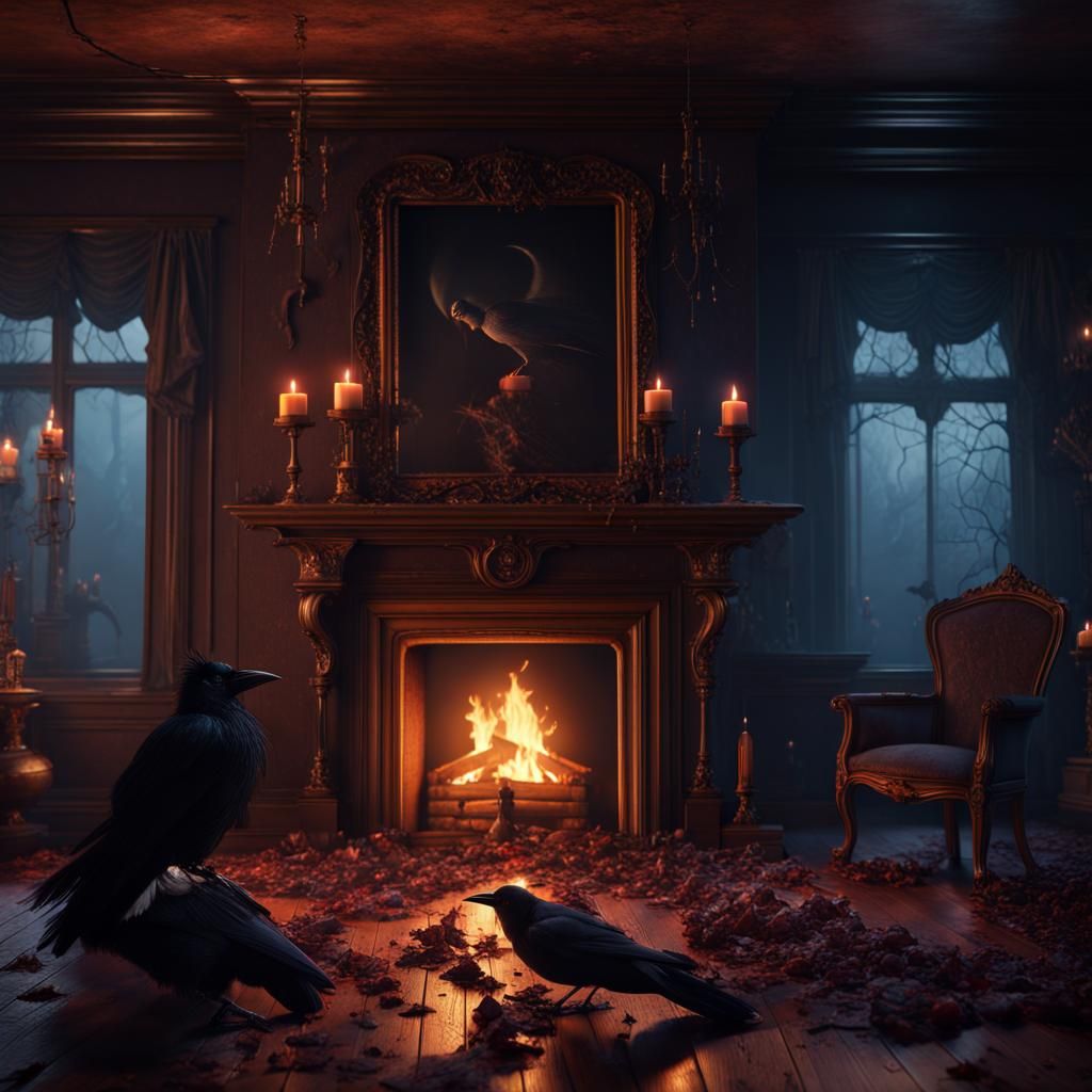 Happy Goth Couple Kissing on Halloween Night