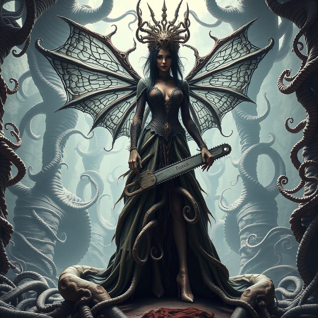 Parasite Queen: Fractal Reality Supervillain in Dark Horror ...