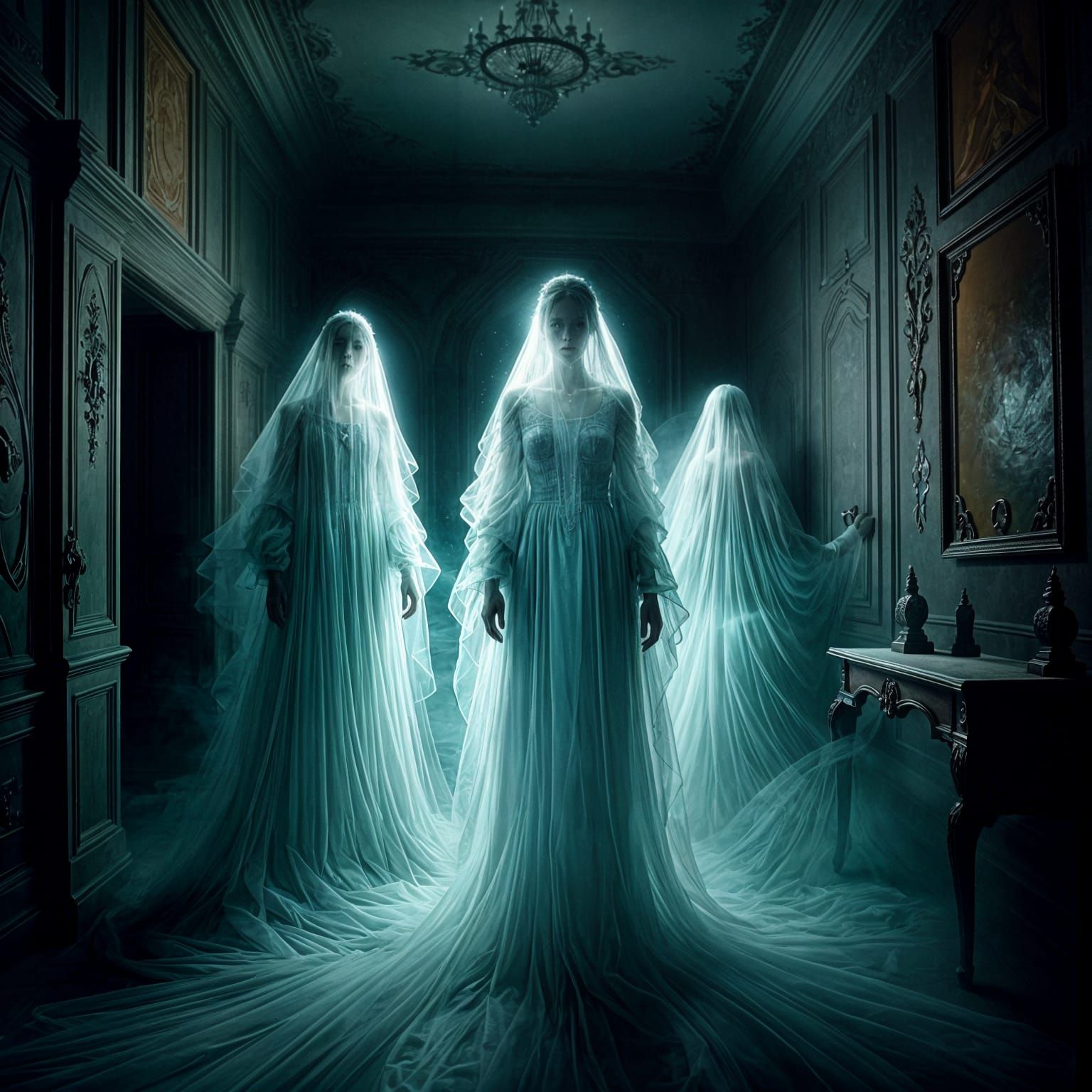 Ethereal Ghosts of Imperial Russia Haunt a Faded Palace Corr...