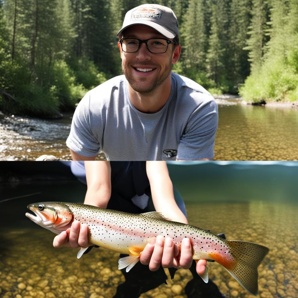 Trout Caught Instead of Compliment: AI Creation