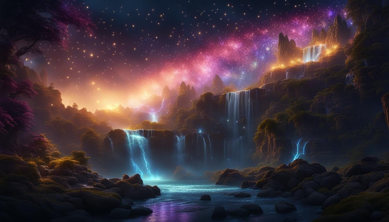 Fairy Dance: A Fantastical Matte Painting