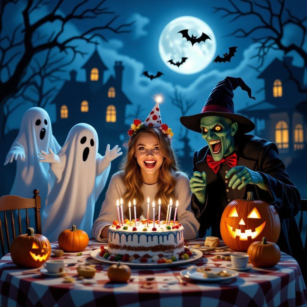 Haunted Birthday Bash: Ghosts, Monsters, and Mischief