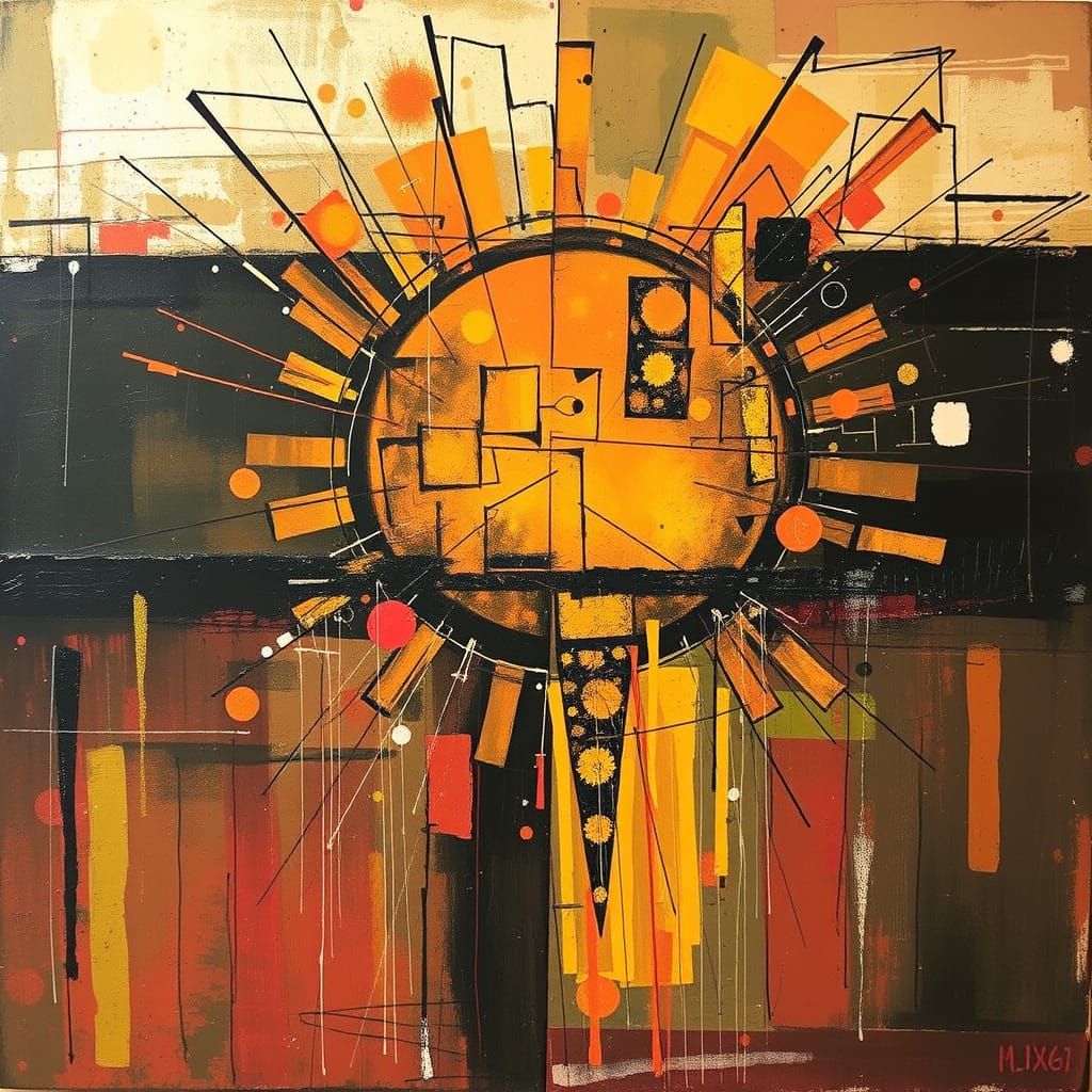 Fractured Sun.  Hard Rain Gonna Fall.