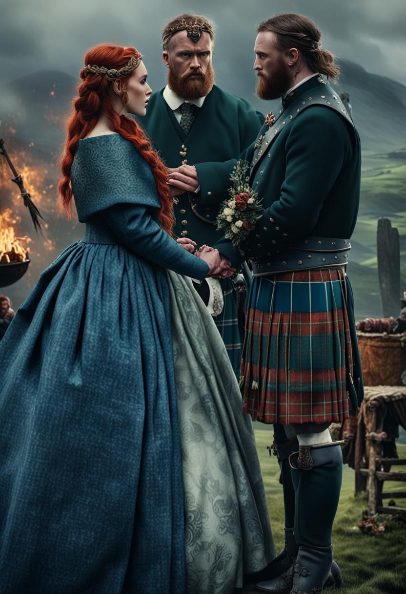 Epic Viking Scottish Wedding: Digital Matte Painting