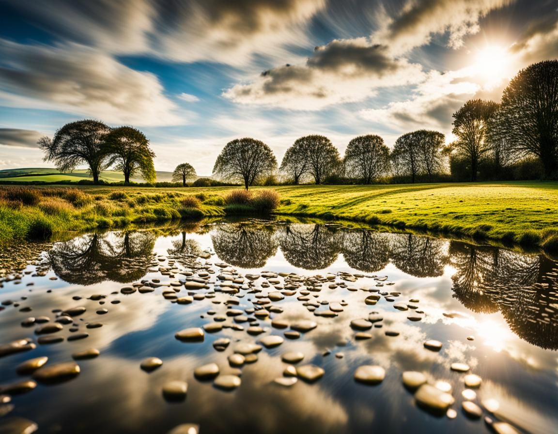 Glass English Countryside Landscape Photography