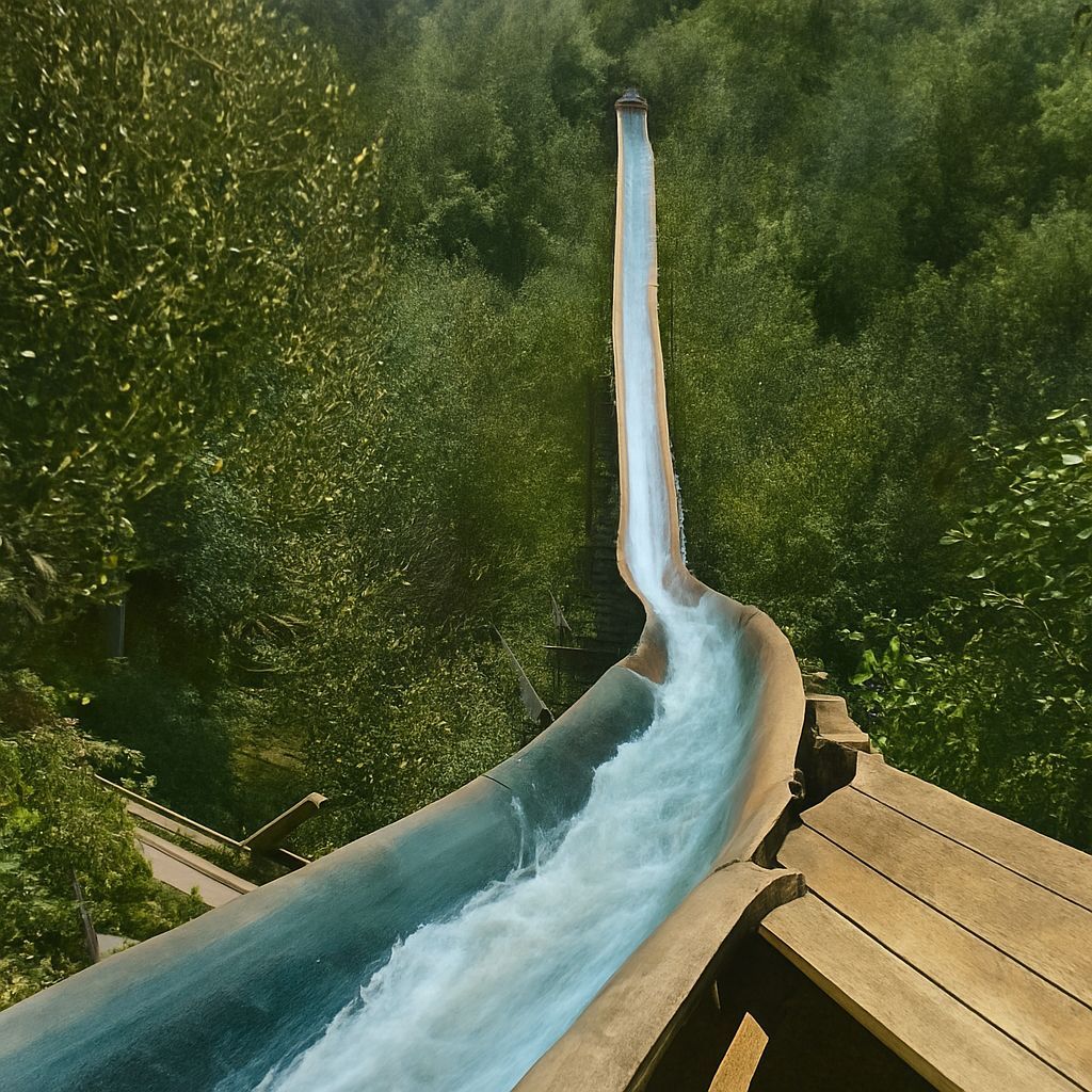 1898 Bridal Veil Lumber Flume, Columbia River Gorge