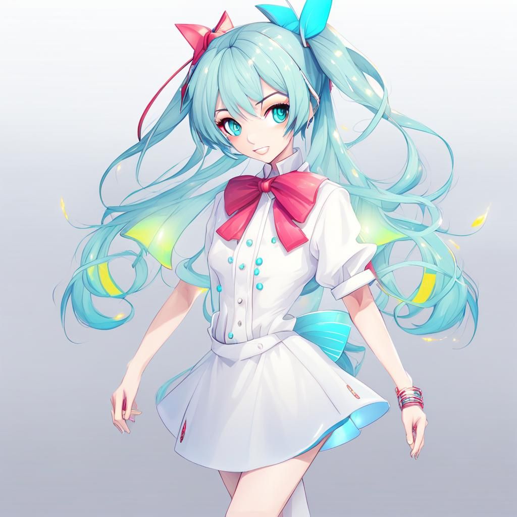 Anime Character in Contemporary Style