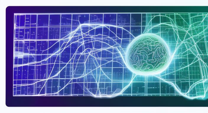 Minimalist Holographic Interface with Neon Accents